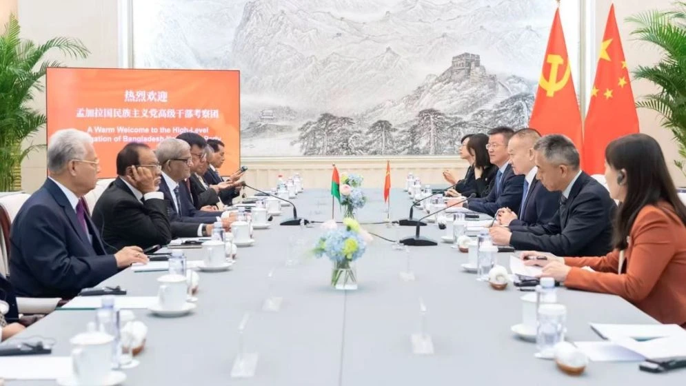 বিএনপি প্রতিনিধিদলের সঙ্গে চীনের শীর্ষ নেতৃত্বের দ্বিপাক্ষিক বৈঠক