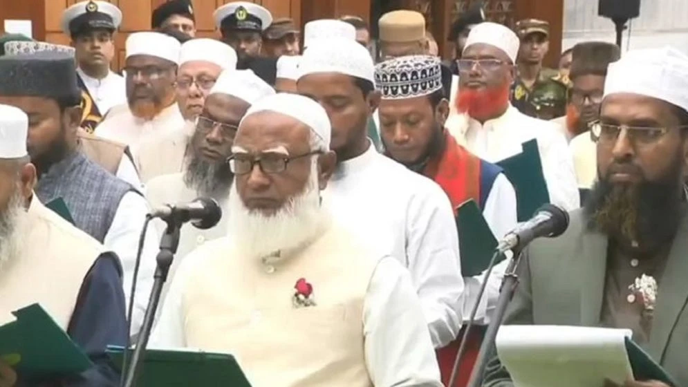 জামায়াত ও স্বতন্ত্র প্রার্থীদের জাতীয় সংসদে শপথ গ্রহণ