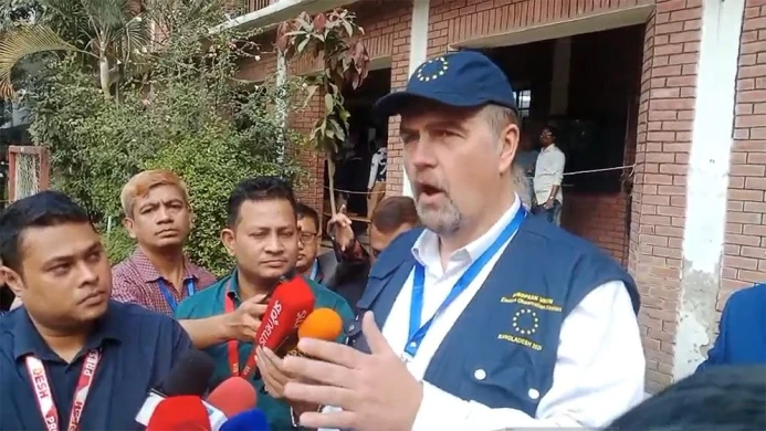 আজ বাংলাদেশের গণতন্ত্রে গুরুত্বপূর্ণ অধ্যায়: ইইউ পর্যবেক্ষক প্রধান