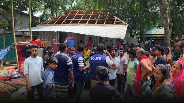 সংখ্যালঘু পরিবারের বাড়িতে হামলা-ভাঙচুরের অভিযোগ যুবদল নেতার বিরুদ্ধে