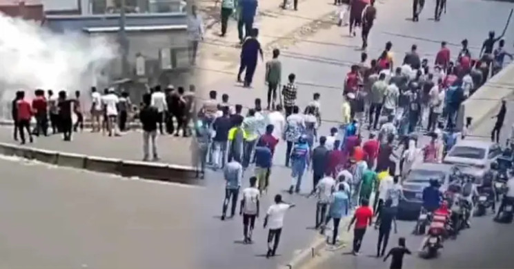 গাজীপুরে ঝুট ব্যবসা নিয়ে বিএনপির সংঘর্ষ, ককটেল বিস্ফোরণ ও গুলি