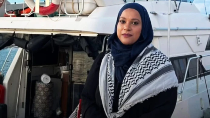 গাজাগামী ফ্লোটিলায় বাংলাদেশি বংশোদ্ভূত মানবাধিকারকর্মী রুহি লোরেন