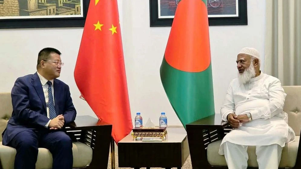 বিরোধীদলীয় নেতার সঙ্গে চীনা রাষ্ট্রদূতের বিদায়ী বৈঠক