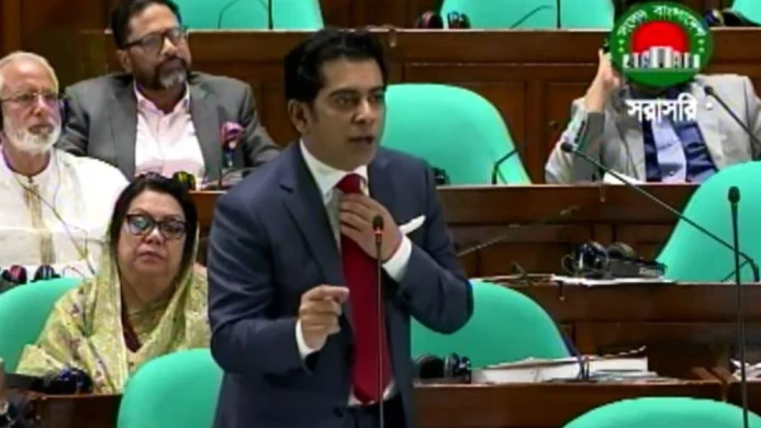 গণতন্ত্র ও স্বাধীনতার চেতনার ধারক জিয়া পরিবার: সংসদে পার্থ