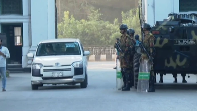 শেখ হাসিনা রায়কে ঘিরে ট্রাইব্যুনাল এলাকায় বিশেষ নিরাপত্তায় সেনা–বিজিবি