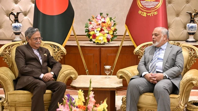 বঙ্গভবনে প্রধান বিচারপতির রাষ্ট্রপতির সঙ্গে সৌজন্য সাক্ষাৎ