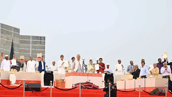 জুলাই সনদে স্বাক্ষর করলো ২৫টি রাজনৈতিক দল, এনসিপি অনুপস্থিত