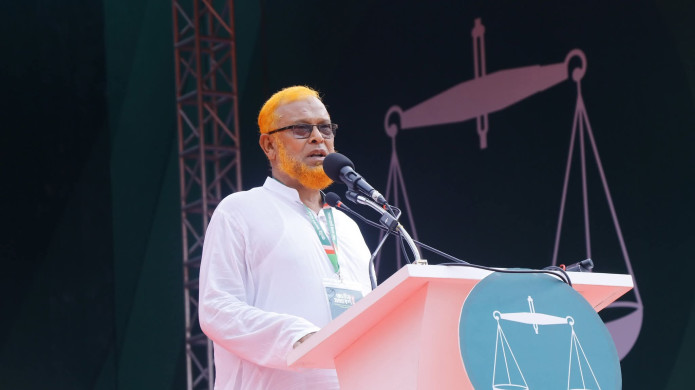 ৬ বছরেও শহিদ আবরারের বিচার পাইনি, শহিদ আবারারের বাবার ক্ষোভ জামায়াতের সমাবেশে