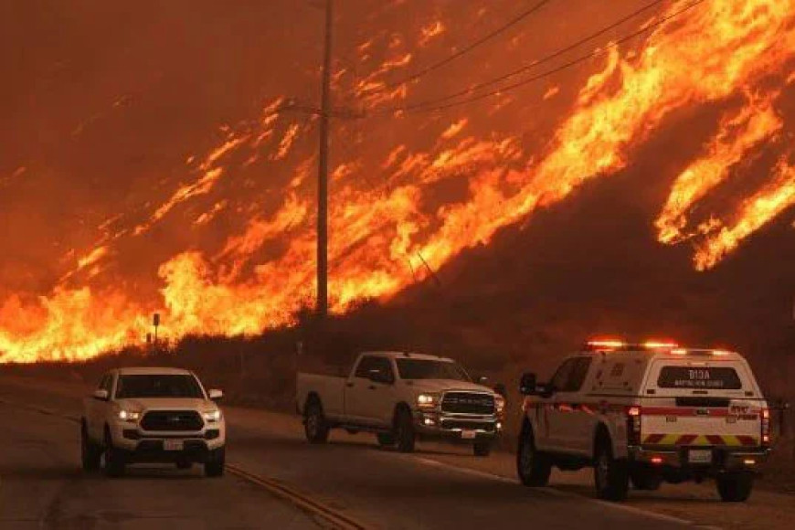 New fire in Los Angeles