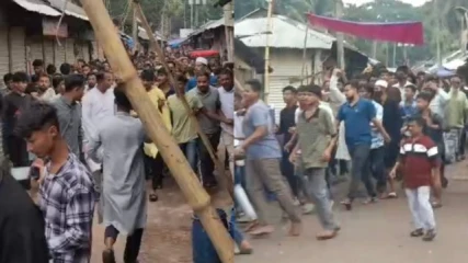 ছাত্রলীগের বিশাল মিছিল, উপস্থিতি দেখে সরে গেলো পুলিশ