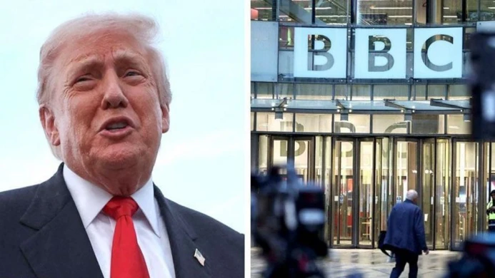 বিবিসির বিরুদ্ধে ৫ বিলিয়ন ডলারের মানহানি মামলা করলেন ট্রাম্প