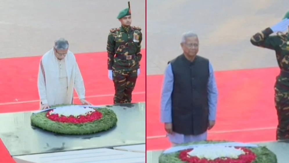 শহীদ বুদ্ধিজীবী দিবসে স্মৃতিসৌধে রাষ্ট্রপতি ও প্রধান উপদেষ্টার শ্রদ্ধা