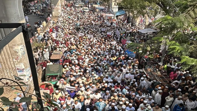 রিজওয়ানা হাসান ও খলিলুর রহমানের গ্রেপ্তার দাবিতে জামায়াতের বিক্ষোভ