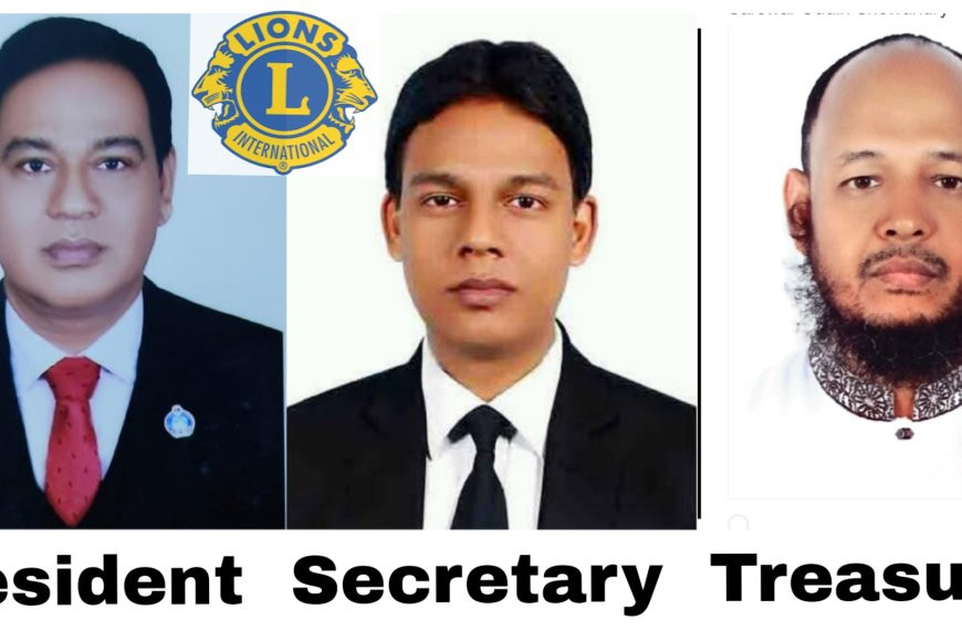 Dynamic City  President Pulin, Secretary Mokhlesh and Treasurer Sarwar elected