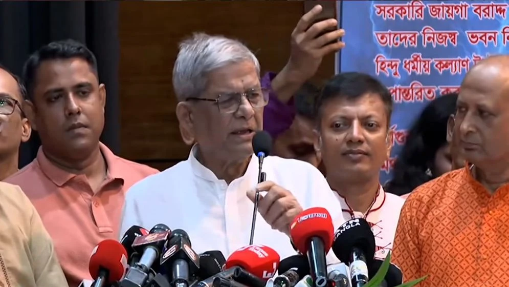 ধর্মের নামে বিভাজনের সুযোগ নেই: মির্জা ফখরুল
