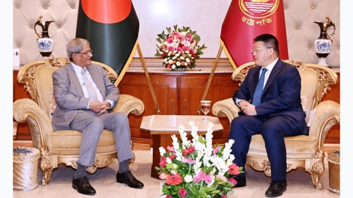 রাষ্ট্রপতির সঙ্গে চীনা রাষ্ট্রদূতের সৌজন্যে বৈঠক