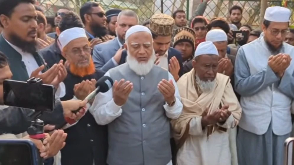 রংপুরে আবু সাঈদের কবর জিয়ারত করলেন জামায়াত আমির