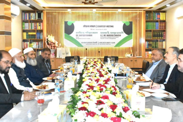Ambassador to Bangladesh Michael Miller met the leaders of Bangladesh Jamaat-e-Islami recently and discussed the relevant issues