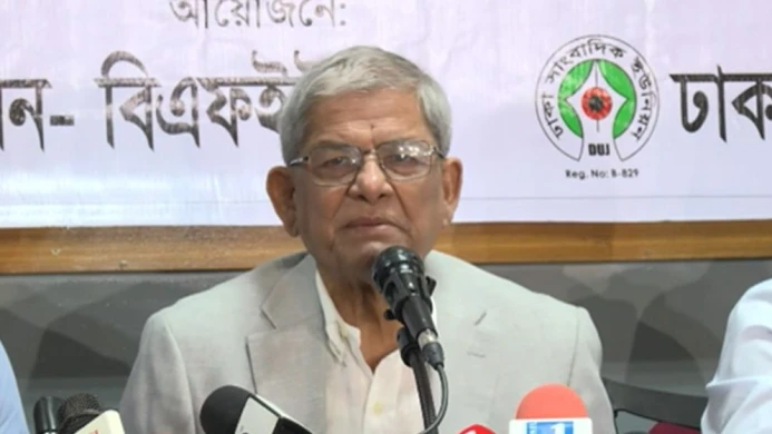 বিরোধীদল শেখ হাসিনার ভাষায় কথা বলছে: মির্জা ফখরুল ইসলাম