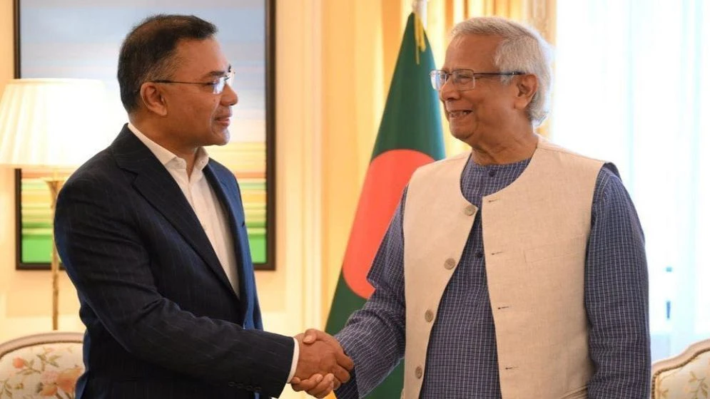 নির্বাচনে বিজয়ী হওয়ায় তারেক রহমানকে প্রধান উপদেষ্টার অভিনন্দন