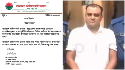 ইয়াবাসহ গ্রেপ্তার ছাত্রদল নেতা রবিউল আজীবন বহিষ্কার