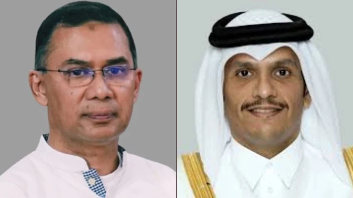 তারেক রহমানকে অভিনন্দন জানালেন কাতারের প্রধানমন্ত্রী
