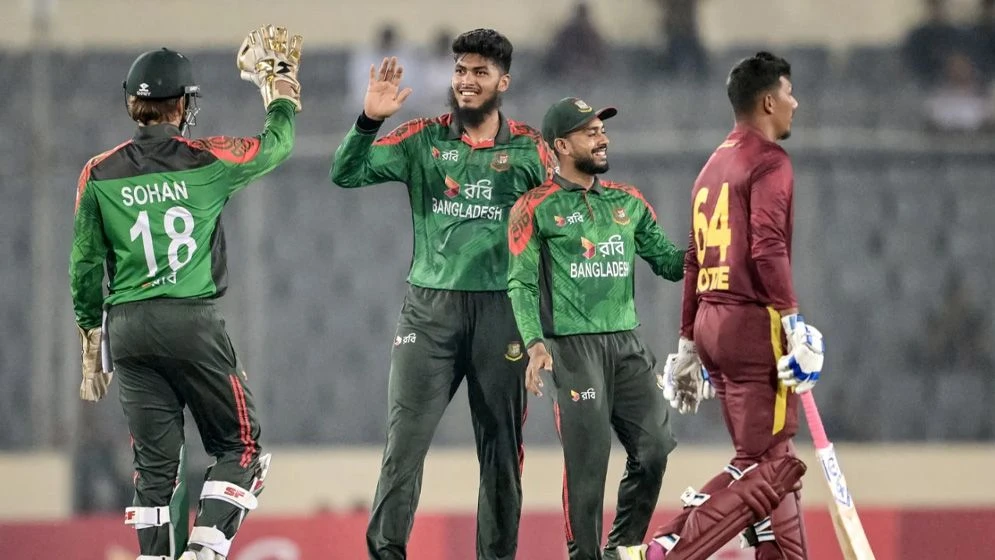 ওয়েস্ট ইন্ডিজকে হারিয়ে দেড় বছর পর টাইগারদের ওয়ানডে সিরিজ জয়