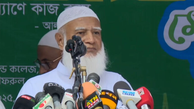 বিদেশে নয়, দেশের চিকিৎসাতেই আস্থা স্থাপন করেছি: জামায়াত আমির