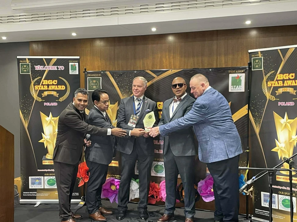 পোল্যান্ডে অনুষ্ঠিত হলো ‘বিজিসি স্টার অ্যাওয়ার্ড–২০২৫’