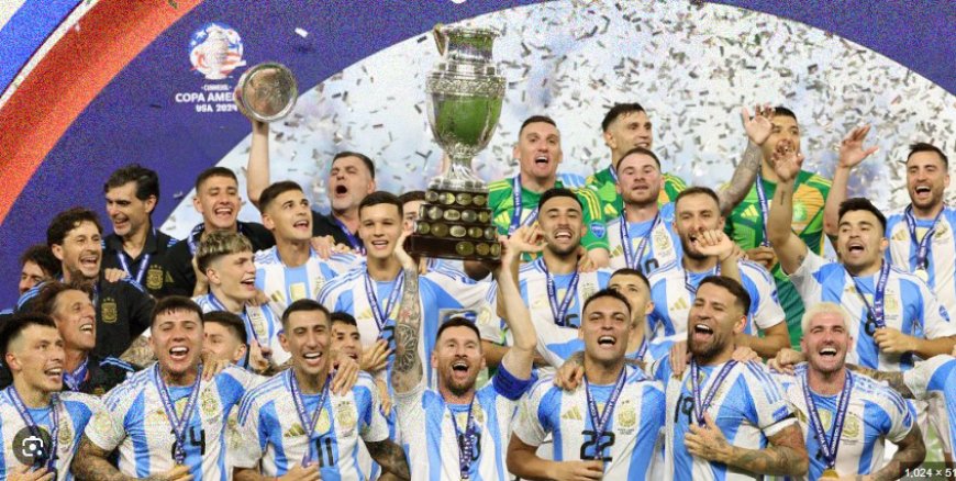 Argentina wins record 16th Copa America title