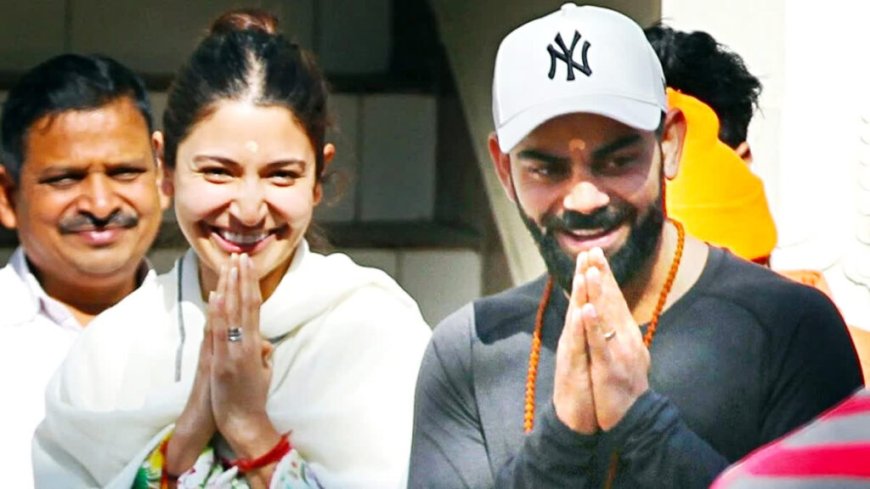 Anushka-Virat in Vrindavan, the popular duo steeped in spirituality