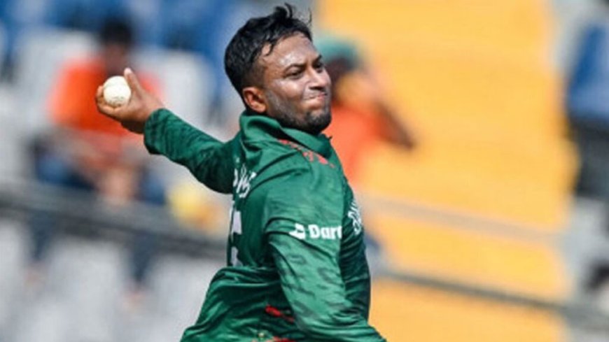 Shakib's bowling is banned in international cricket