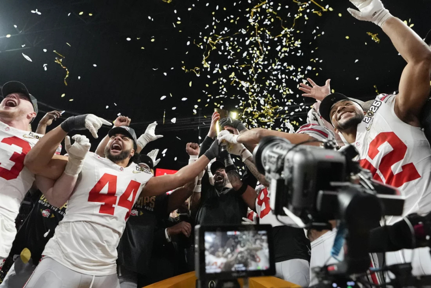 Ohio State defeats Notre Dame 34-23 in college football championship game