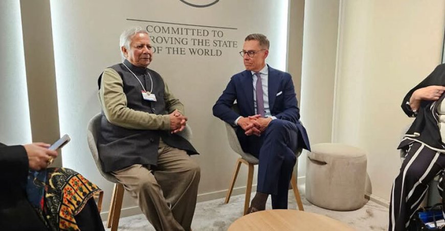 Finnish President meets Yunus, advocates for rules-based world