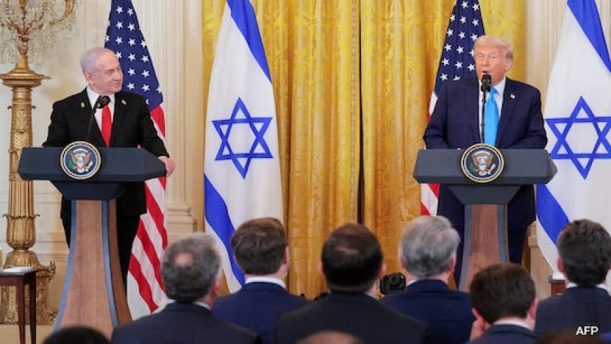 Trump Says US "Will Take Over Gaza Strip" After Meeting With Netanyahu